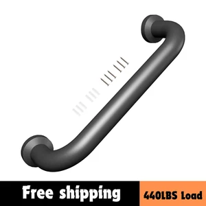 12” Stairway Hand Railing Safety Handle Bar Iron Outdoor Deck Rail Safety Handle - Picture 1 of 12