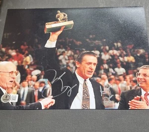 Pat Riley Rare! signed autographed Miami Heat 8x10 photo Beckett BAS coa NBA - Picture 1 of 1