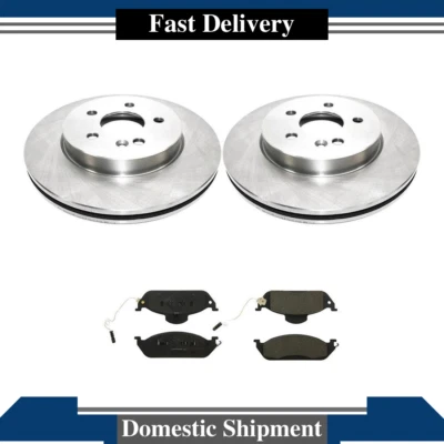 Rotores de freno delanteros y pastillas de freno de cerámica para Mercedes-Benz ML320 1998-2002 Foto 1 de 3