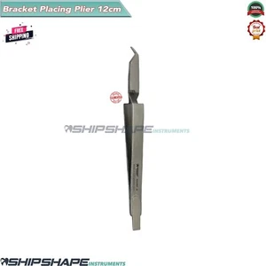 Bracket Placing Tweezer Stainless Steel Orthodontic Lab Plier Dental Instruments - Picture 1 of 7