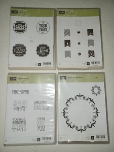 4 Stampin Up TAG 4 YOU Banner Blast Yippee Skippee Stamps & Daydream Medallions - Picture 1 of 8
