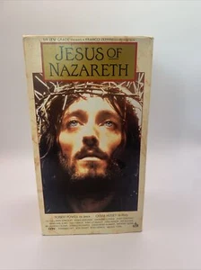 Vintage Jesus Of Nazareth (VHS, 1992) 3 Tape Set Live ITC 48988 - Picture 1 of 5
