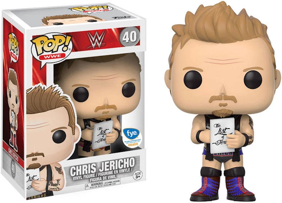Funko Pop! WWE - Figura de acción de vinilo Chris Jericho #40 - caja dañada Foto 1 de 1