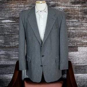 Raffinati Blazer Jacket Mens 44L Textured Gray Vintage - Picture 1 of 10