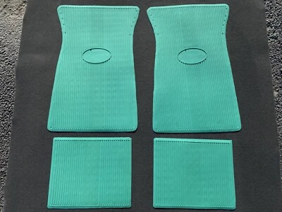 1959-88 Pontiac Bonneville, Grand Prix & LeMans gto Rubber Floor Mat Set Green - Image 1 of 4