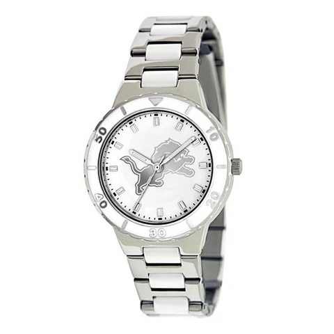 Ladies NFL Detroit Lions Mother Of Pearl Watch Style# XWL753 $89.90 Cover
