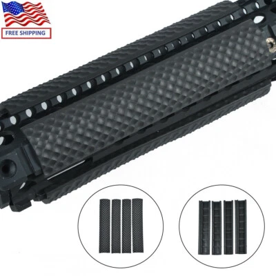 4 PIEZAS Picatinny 6.2" Carril Protector Cubiertas Panel Goma Suave Golf Foto 1 de 4