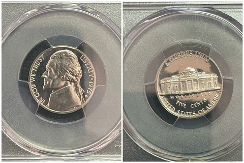 1975-S Proof US Nickel ~ PCGS PR69 CAM ~ Slight Rotation Error!! Awesome Coin! Cover