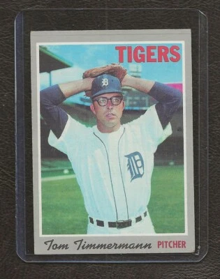 1970 Topps #554 Tom Timmermann, Detroit Tigers, 6th Series, EX-MT! - Image 1 of 2