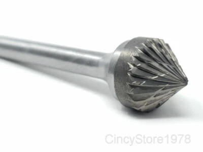 SK-6 Doble Corte Carburo de Tungsteno Bur Herramienta de Corte Rebaba Abrasivo Forma de Cono NUEVO Foto 1 de 4