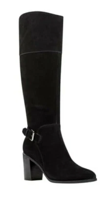 $189 Bandolino Mujer Ollia Bota Alta Negro Oscuro Gamuza EE. UU. Talla 10 M Foto 1 de 4