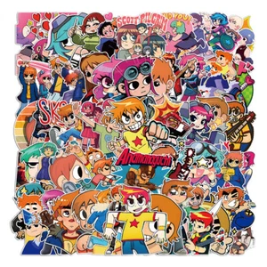 120 pièces autocollants Scott Pilgrim pour étui téléphone bouteilles d'eau ordinateur portable étanche - Photo 1 sur 6