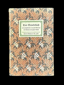 Das Ständebuch 133 Insel-Bücherei 1934  illustrated by Jost Ammann - Picture 1 of 8