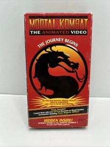 Mortal Kombat The Animated Video The Journey Begins (VHS, 1995) - Picture 1 of 7