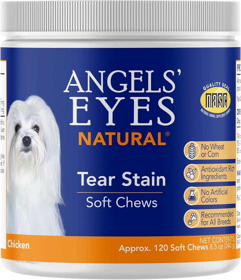 Angels' Eyes Natural Chicken Formula Soft Chews for Dogs 120-Count