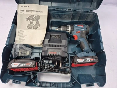 Bosch GSB 18V-45 Combi Drill with 2 x 18v-2Ah CoolPack Batteries - Image 1 of 4