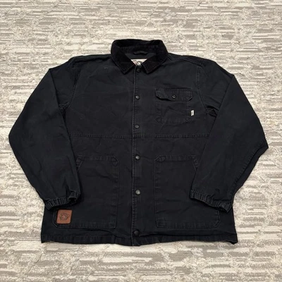 Chaqueta Vans Geoff Rowley Chore Para Hombre Grande Lona Pana Cuello Botón a Presión Foto 1 de 4