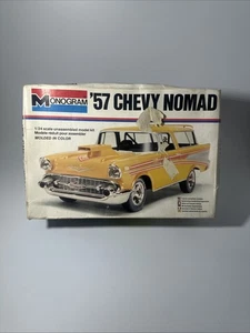 VINTAGE! Monogram 57 Chevy Nomad Model Car 1:24 Kit 2235  Parts No Tires See Pic - Picture 1 of 6