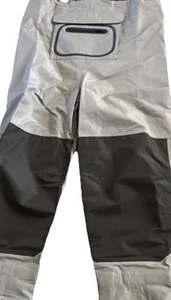 Fly Fishing Chest Waders 5Layer Breathable Wading Stocking Foot Wader Size L - Picture 1 of 10