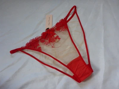 14, Agent Provocateur Elvie бриф, красный и песок сетки, AP размер 5, новый - Изображение 1 из 4