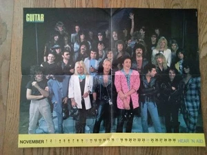 Hear ‘n Aid Poster - Dio, Halford, Don Dokken, Geoff Tate,Vivian Campbell 21×16 - Picture 1 of 6