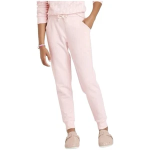 Cat & Jack Girls Reinforced Knee Fleece Jogger Pants Pink Size XL (14) - Picture 1 of 5