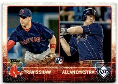 Travis Shaw/Allan Dykstra 2015 Topps Update Rookie #US41 - Image 1 of 2