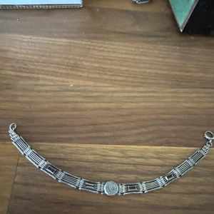 Vintage Springfield College Springfield Massachusetts Sterling gemstone Bracelet - Picture 1 of 11