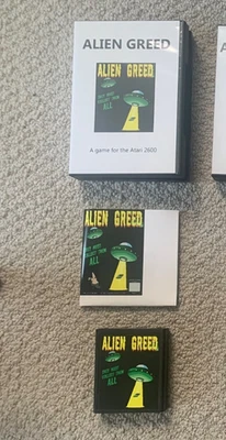 ALIEN GREED Atari 2600 VCS homebrew scatola videogioco sistema video computer E.T. ET - Immagine 1 di 4