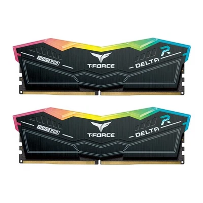 TEAMGROUP T-Force Delta RGB DDR5 32GB Kit (2x16GB) 6400MHz (PC5-51200) CL40 D... - Image 1 of 4