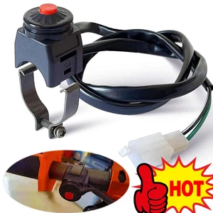 Motorrad Kill RedDruckknopf Horn Starter Dirt Bike ATV UTV Dual- New - Bild 1 von 14