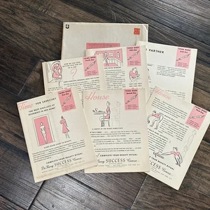 Kompletter Satz Original 1940 Du Barry Erfolgskurs Broschüren Woche drei - Bild 1 von 8