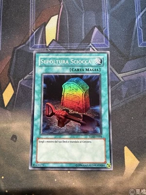 ITALIAN YUGIOH Foolish Burial TU02-EN004 Super Rare Nm - Image 1 of 2
