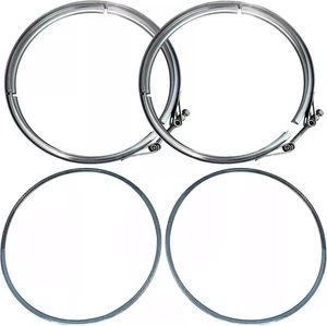4PCS Fits Volvo Mack DPF Filter Clamp Gasket Kit Replaces OEM# 21371339 21445458 - Imagen 1 de 5