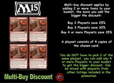 MTG Magic 2015 M15 Common playset (x4 ) or Singles (S) Multi-Buy Discount