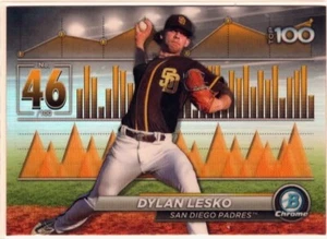 2024 Bowman - Bowman Scouts Top 100 #BTP-46 Dylan Lesko (RC) San Diego - Picture 1 of 2