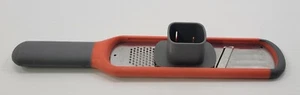 JJ) Joseph Joseph Handy 2 in 1 Orange Mini Handheld Grater & Slicer Gadget - Picture 1 of 8