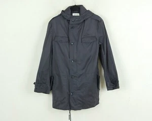 GERMAN PARKA vtg mens XS Army Military UK 36 Jacket Rain Coat EU 46 Hooded retro - Picture 1 of 9