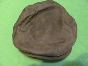 Vintage TRAV'LER KANGAROO by Country Gentleman Genuine Leather Flat Hat/Cap - Picture 1 of 5