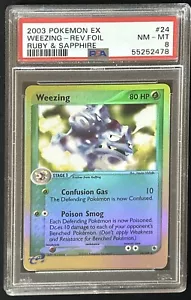 Weezing 24/109 Ruby and Sapphire Reverse Holo - Picture 1 of 2