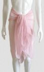 Semi Sheer Short Or Mini Sarong Skirt Cover Up Wrap Pastel & Jewel Colours