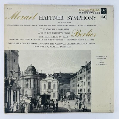 Mozart / Berlioz Haffner Symphony Vinyl LP Record Album ML 5176 - Image 1 of 2