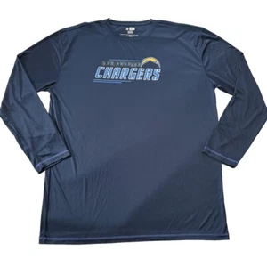 San Diego Chargers Long Sleeve NFL Team Apparel Shirt Mens Sz 2XLT TX3 Cool - Picture 1 of 7