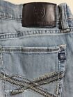 Rock & Republic Jeans Men's 32x30 Light Blue Straight Leg Med Wash Denim "Grady"