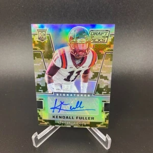 2016 Prizm Collegiate Draft Picks Rookie Kendall Fuller Camo Auto #'d 102/199! - Picture 1 of 3