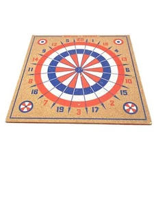 Vintage Rare American Cork 20 Point Dartboard By Wilson - Picture 1 of 8