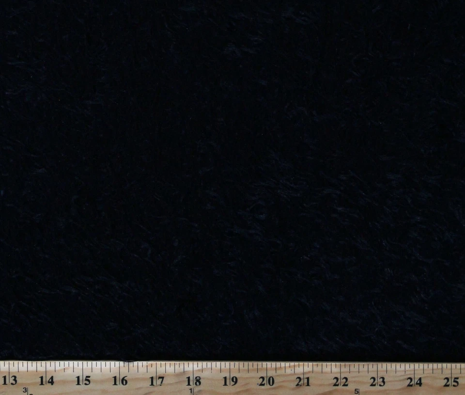 Tela de mezcla acrílica negra de una cara de piel de gorila de 60" de ancho por yarda A615.52 Foto 1 de 1