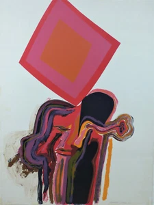 Allen Jones Hermaphrodite Head Hand Signed Limited Edition Lithograph Art - Picture 1 of 9