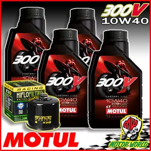 Inspektionskit Racing Rennbahn Motul 300V + Filter RC Kawasaki ZX6-RR 600 Ninja - Bild 1 von 1