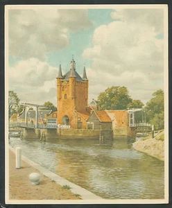 Verkade's Album "Onze Groote Rivieren" 9. Zuidhavenpoort, Zierikzee - Picture 1 of 2